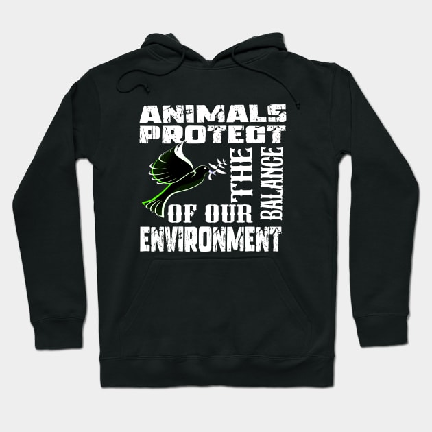 World Animal Day tshirt design 2023 Hoodie by RASCREATION 